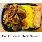 Best 鱼香牛和 Beef with Garlic Sauce (Combination Platter) in Gulf Breeze, FL